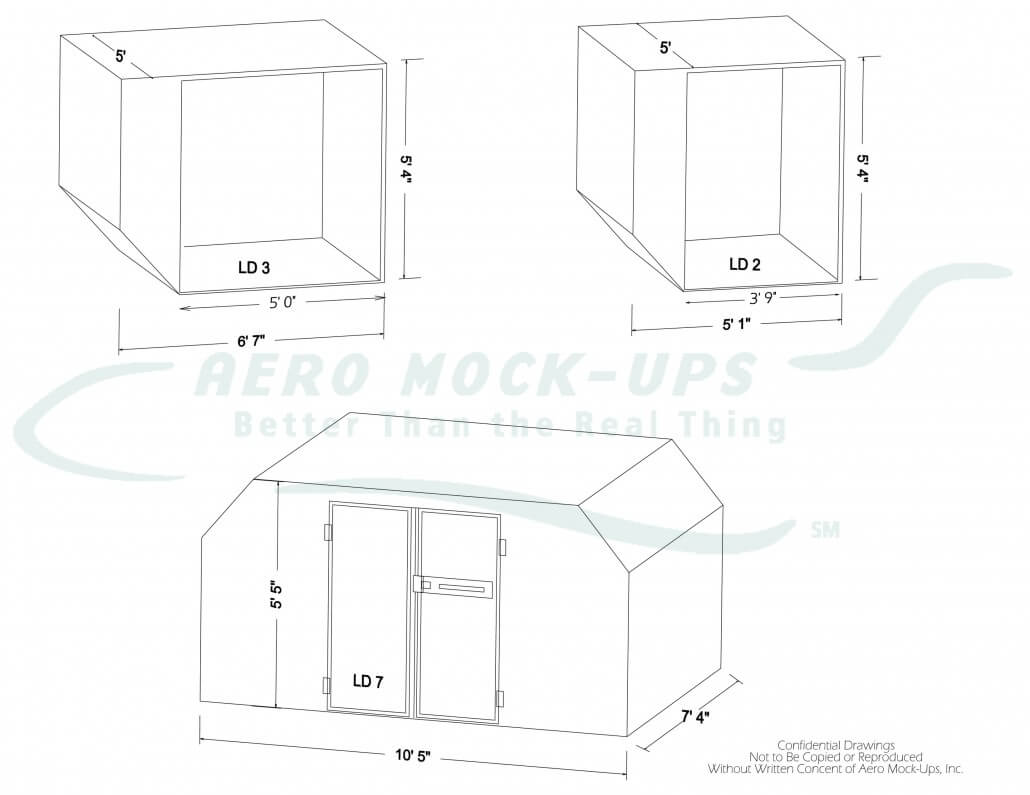 Cargo Containers | Aero Mock-Ups Inc.
