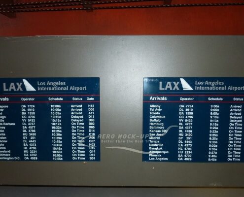 Flight Info Board, Hanging