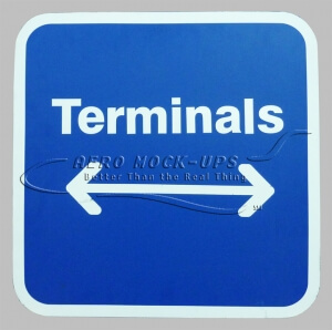 Terminals (arrows) sign