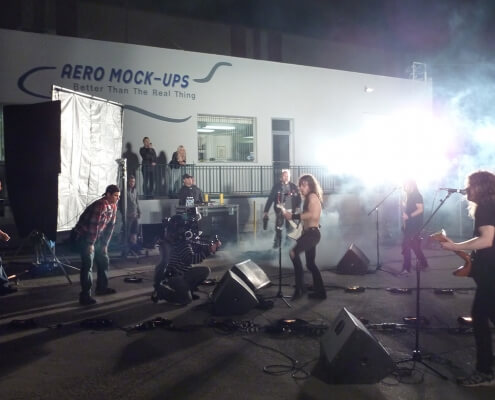 Airbourne Music Video Shoot @ AMU