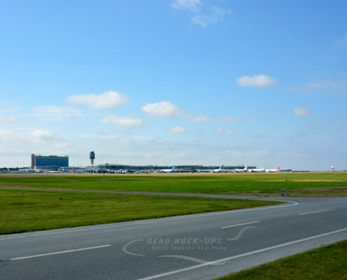 31-9 Back drop - YVR, Airfield & Terminal w