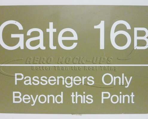 Sign - Gate 16B