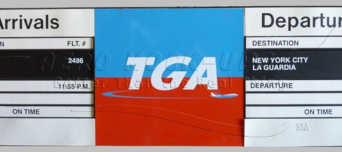 Sign - Arrivals & Depart - TGA