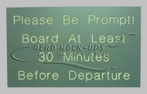 Sign - Please Be Prompt