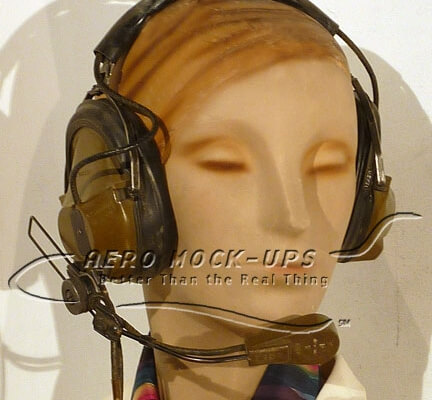 33-35 Headset, Can - Mic, Brown