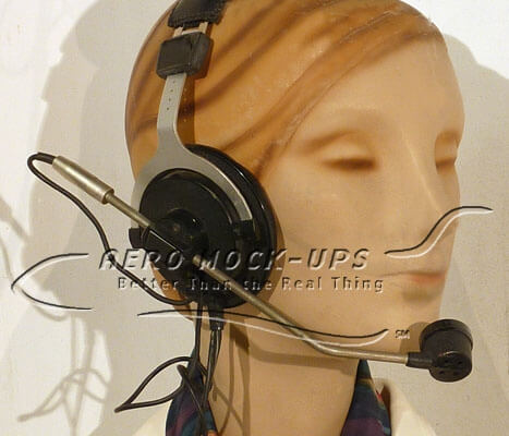 33-37 Headset, Mono Can - Mic, Black tn