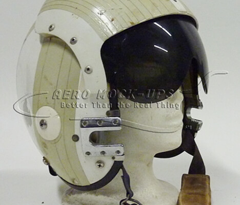 38-47 Helmet, Jet - White stripe, 1 visor