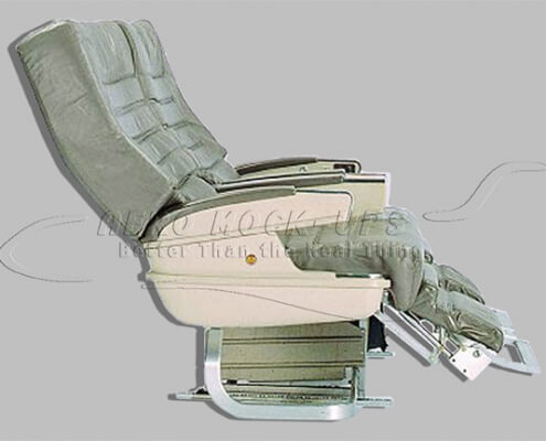 23-2-2-1 AA Taupe leather - side reclined