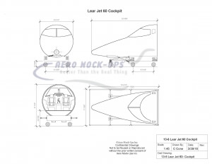 13-6 Learjet 60XR Cockpit - Drawing