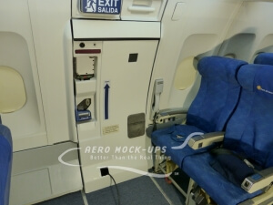 14-18 Door, A310 - L2 Overwing exit - Interior closed