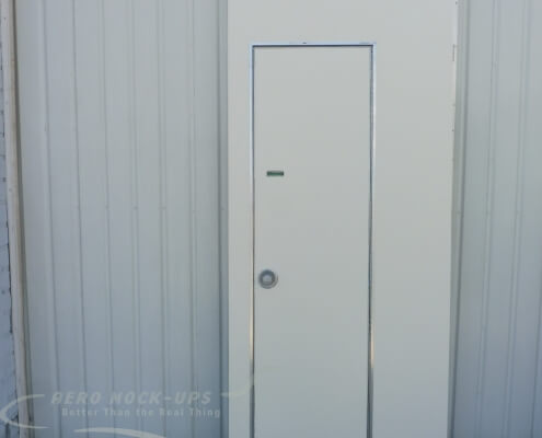 14-29R - Lavatory Door & wall - Right