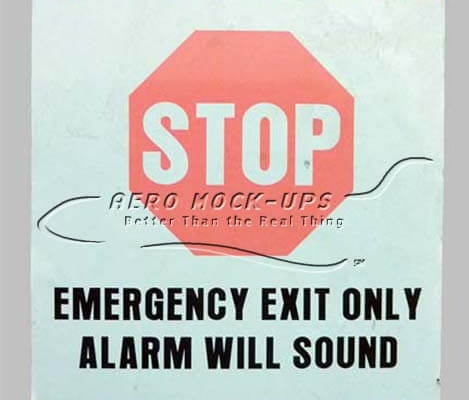 32-11 Stop Emergency Exit Only Alarm tn