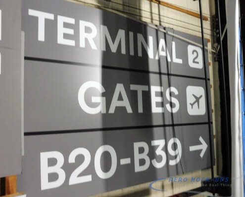 32-251 Sign - Terminal 2, Gates Rt B20-B39