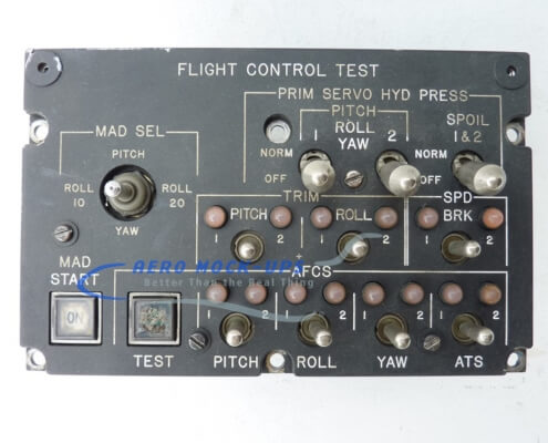 33-42 Panel, Ctrl - Flight Control Test