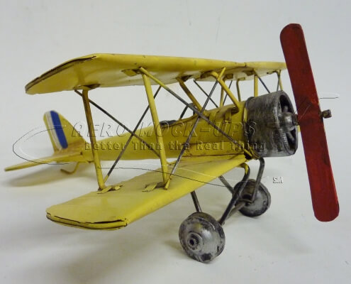 38-19 Model - Biplane, Yellow