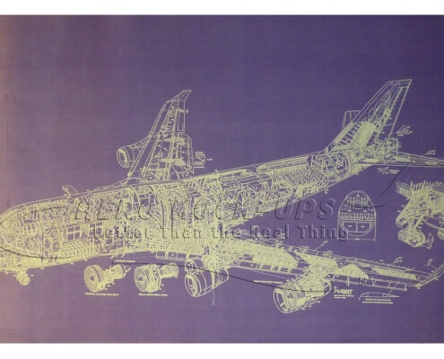 38-8 Print - B747 drawing