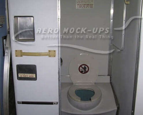 14-51R Lavatory-Center, _JAL_, Hinge Rt frame - H2O - Bowl