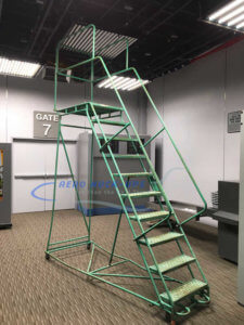 31-27 10 Step - 8' high Safety Rolling Ladder a