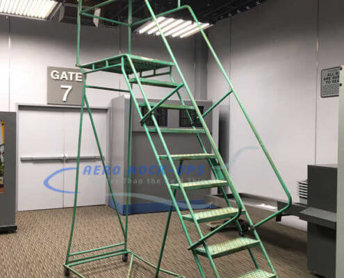 31-27 10 Step - 8' high Safety Rolling Ladder a